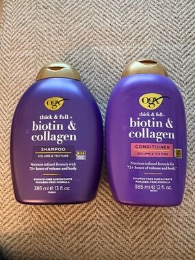 OGX Thick & Full Shampoo and Conditioner Set